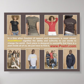 Affiches "PoetriOù ?"...Un Style Comme Aucun Autre ! ! !