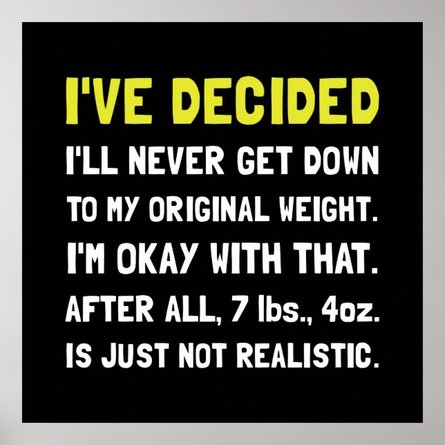 Affiches Poids initial (Devant)