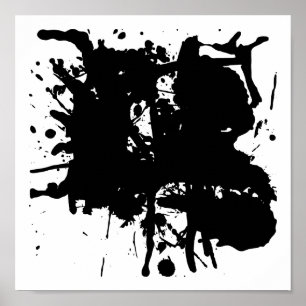 Affiches Points noirs Abstraits modernes