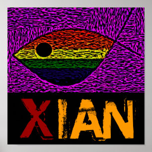 Affiches Poisson arc-en-ciel