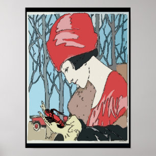 Affiches Poisson-crevette : Gal Casquette rouge