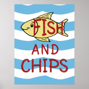 Affiches Poisson-frites