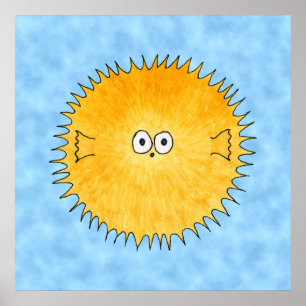 Affiches Poisson Porcupine.