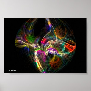 Affiches Poisson rouge de fantaisie