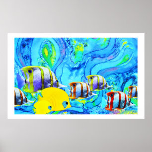 Affiches Poisson tropical