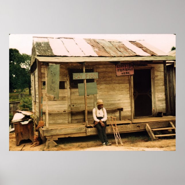 Affiches Poisson vivant à vendre (Devant)