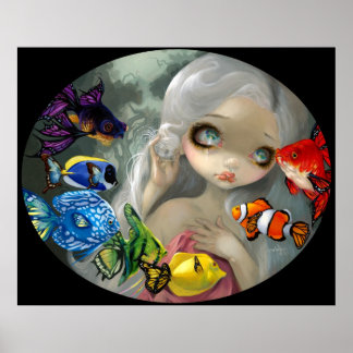 Affiches Poissons Volants : Arc-en-Ciel ART IMPRIMER rococo