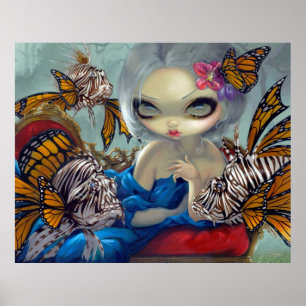 Affiches Poissons Volants : Rococos d'IMPRESSION de Le