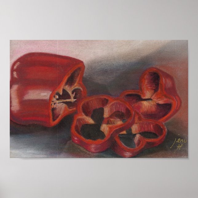 Affiches Poivrons rouges (Devant)