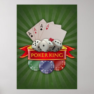 Affiches Poker Mania - Cartes, Dices, Chips