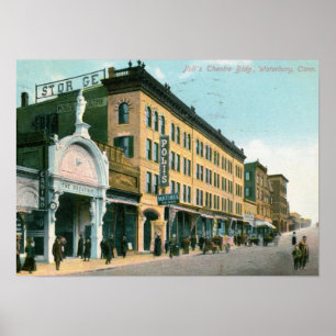 Affiches Poli Theatre, Waterbury, CT 1910 Vintage