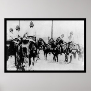 Affiches Police à Pittsburgh en attente d'une grève du char