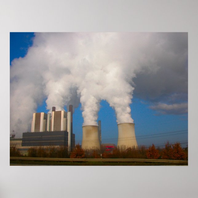 Affiches Pollution de la centrale 4 (Devant)