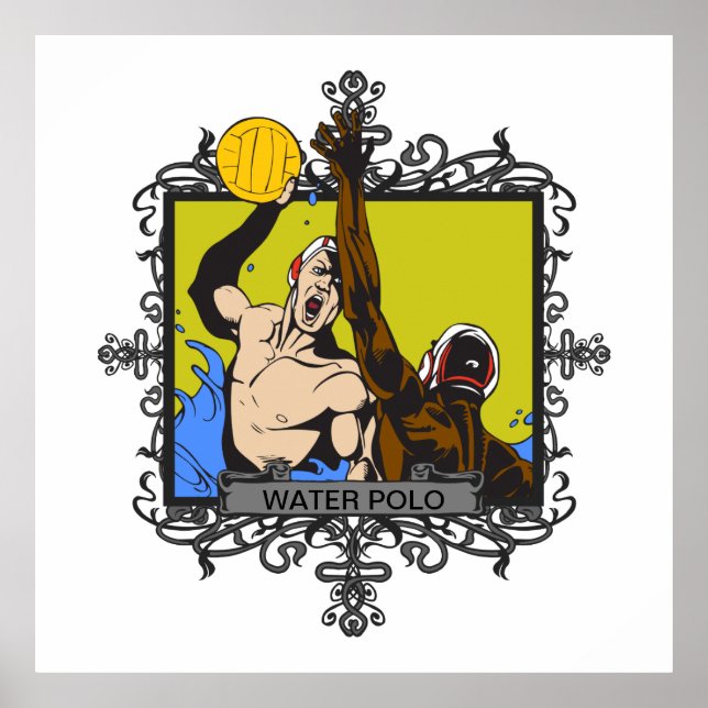 Affiches Polo aquatique agressif (Devant)