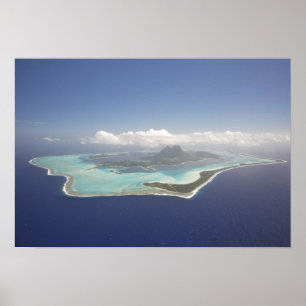 Affiches Polynésie française, Tahiti, Bora Bora. Les