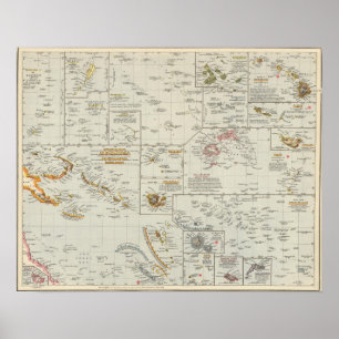 Affiches Polynésie, îles du Pacifique