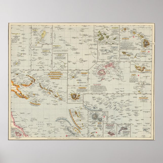 Affiches Polynésie, îles du Pacifique (Devant)