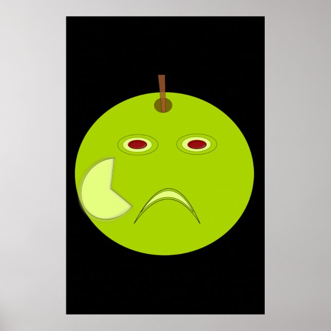 Affiches Pomme maléfique avec Scar Halloween (Devant)