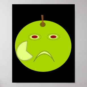 Affiches Pomme maléfique avec Scar Halloween
