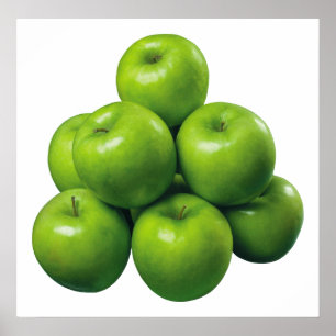 Affiches Pommes vertes
