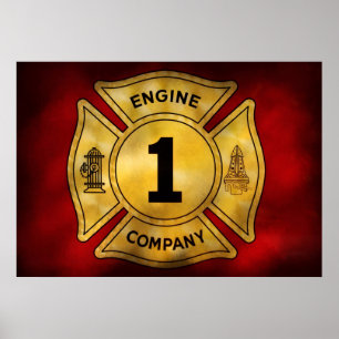 Affiches Pompier - Engine Company 1