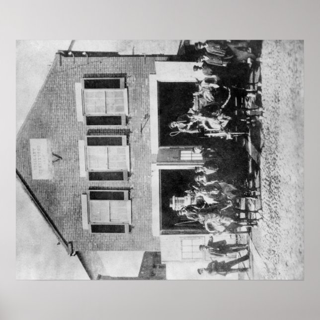 Affiches Pompiers avec équipement devant Firehouse (Devant)