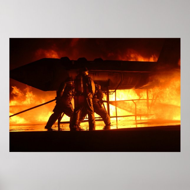 Affiches Pompiers militaires (Devant)