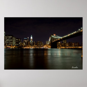 Affiches Pont de Brooklin la nuit (copie)