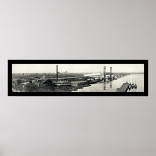 Affiches Pont de la rivière St. Johns Photo 1921