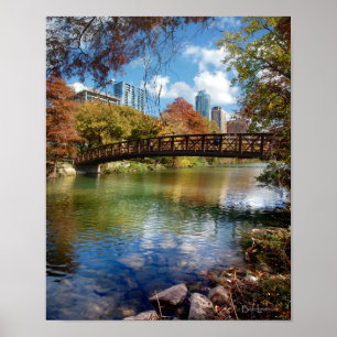 Affiches Pont de piste du lac Ladybird - Austin, Texas