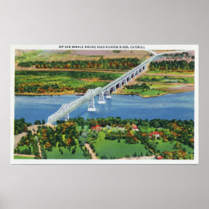 Affiches Pont de Rip Van Winkle au-dessus du fleuve Hudson