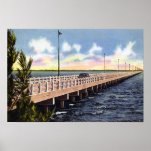 Affiches Pont de Tampa la Floride Gandy