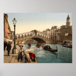 Affiches Pont du Rialto II, Venise, Italie