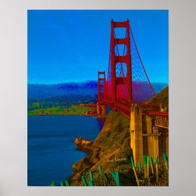 Affiches Pont Golden Gate #6 (Devant)