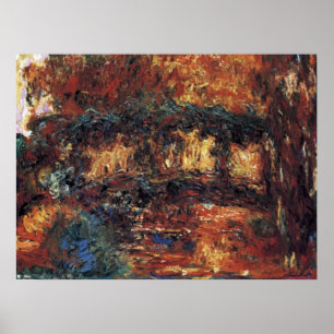 Affiches Pont japonais par Claude Monet, Art Vintage