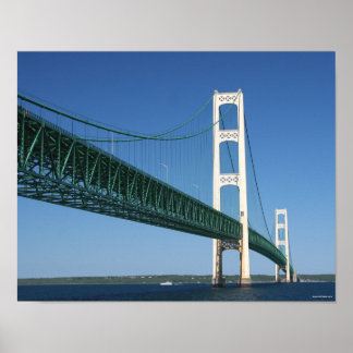 Affiches Pont Mackinac du détroit