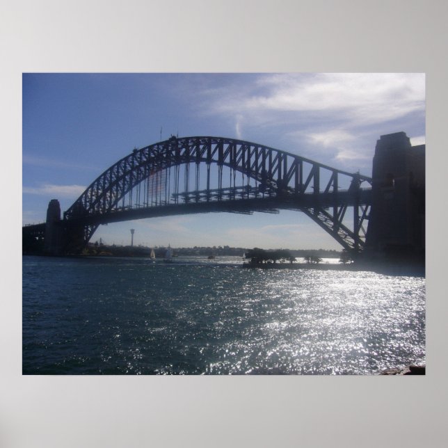Affiches pont portuaire de sydney (Devant)