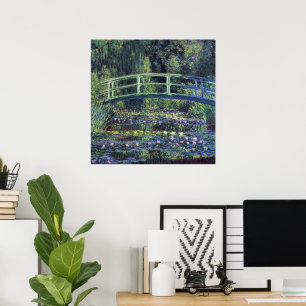 Affiches Pont sur le bassin aux nymphéas par Claude Monet