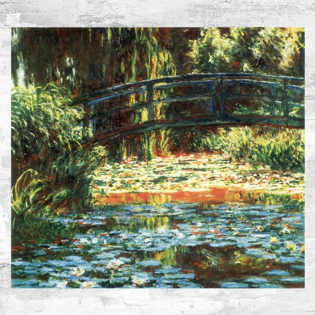 Affiches Pont sur l'étang Nénuphar par Claude Monet (Créateur téléchargé)