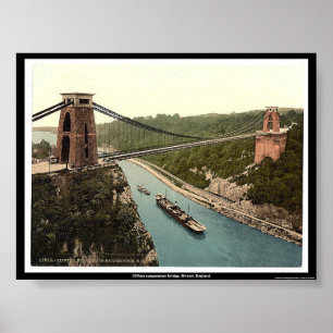 Affiches Pont suspendu de Clifton, Bristol, Angleterre