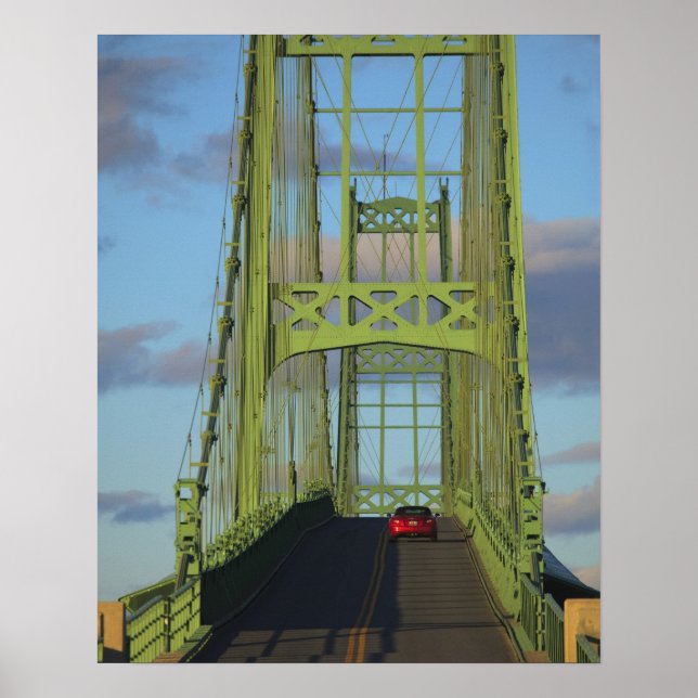 Affiches Pont suspendu menant à Little Deer Isle (Devant)