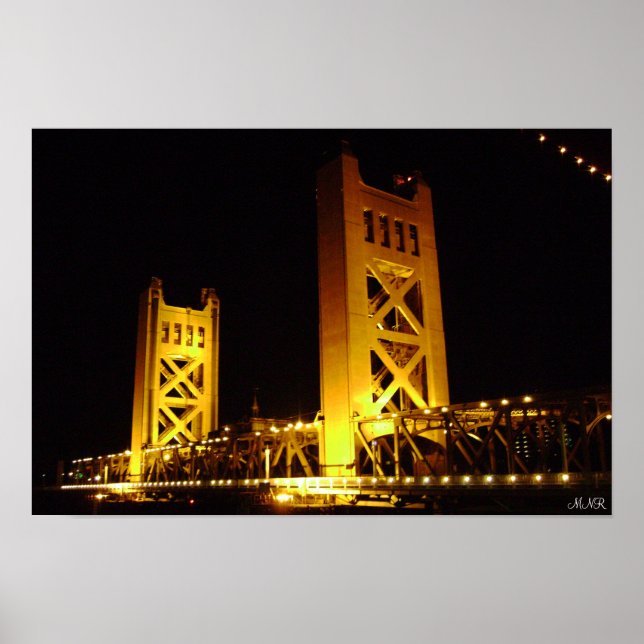 Affiches Pont Tour de Sacramento (Devant)