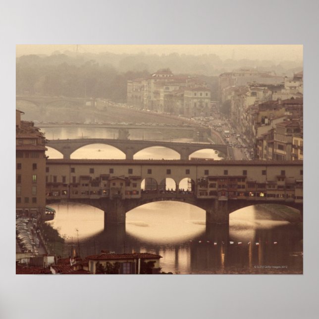 Affiches Ponte Vecchio et Arno (Devant)