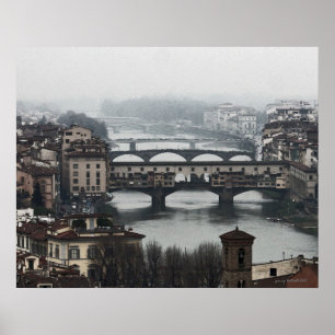 Affiches Ponts de Florence Italie