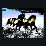 Affiches Pop Art Chevaux sauvages Motivation Liberté Art<br><div class="desc">Chevaux sauvages oeuvres d'art numériques,  peintures,  images et images</div>