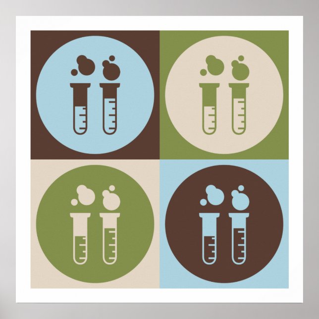 Affiches Pop Art Ingénierie chimique (Devant)