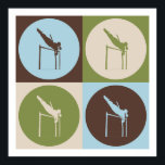 Affiches Pop Art Pole Vaulting<br><div class="desc">Pop Art Pole Vaulting. Obtenez ce design amusant avec votre passe-temps,  votre occupation ou votre obsession sur de grands t-shirts,  autocollants et bien plus encore. Ils font aussi de grands cadeaux !</div>