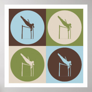 Affiches Pop Art Pole Vaulting