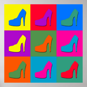 Affiches pop art shoes