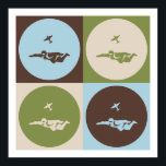 Affiches Pop Art Skydiving<br><div class="desc">Pop Art Skydiving. Obtenez ce design amusant avec votre passe-temps, votre occupation ou votre obsession sur de grands t-shirts, autocollants et bien plus encore. Ils font aussi de grands cadeaux !</div>
